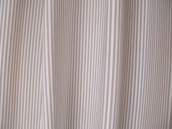 Vorhang PAMELA SAND CREME Gestreift 120x250 Cm 2 Stück