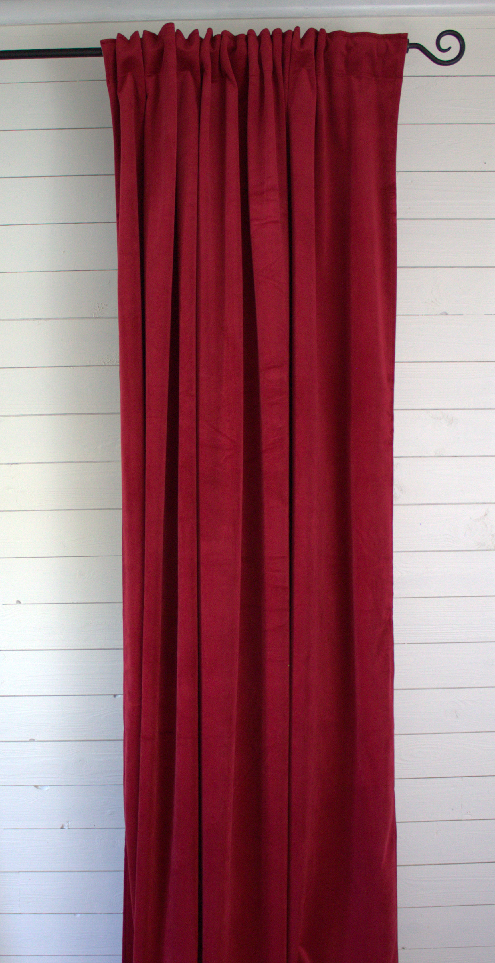 Vorhang GABRIELLA Samt Rot 140x240 Zauberhafter 2 Stück Blickdicht cm | | Vorhänge Gardinenschals Gardinen & | Landhausstil