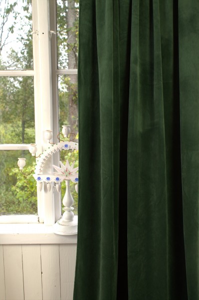 Vorhang GABRIELLA Samt Tannen Grün 140x240 cm 2 Stück Blickdicht |  Gardinenschals & Vorhänge | Gardinen | Zauberhafter Landhausstil